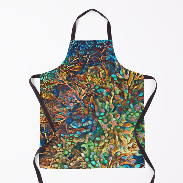 Item preview, Fantasy floral abstract digital painting designed and sold by blackhalt.