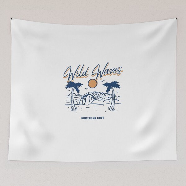 Item preview, Northern Cove Wild Waves designed and sold by VioletStudio.