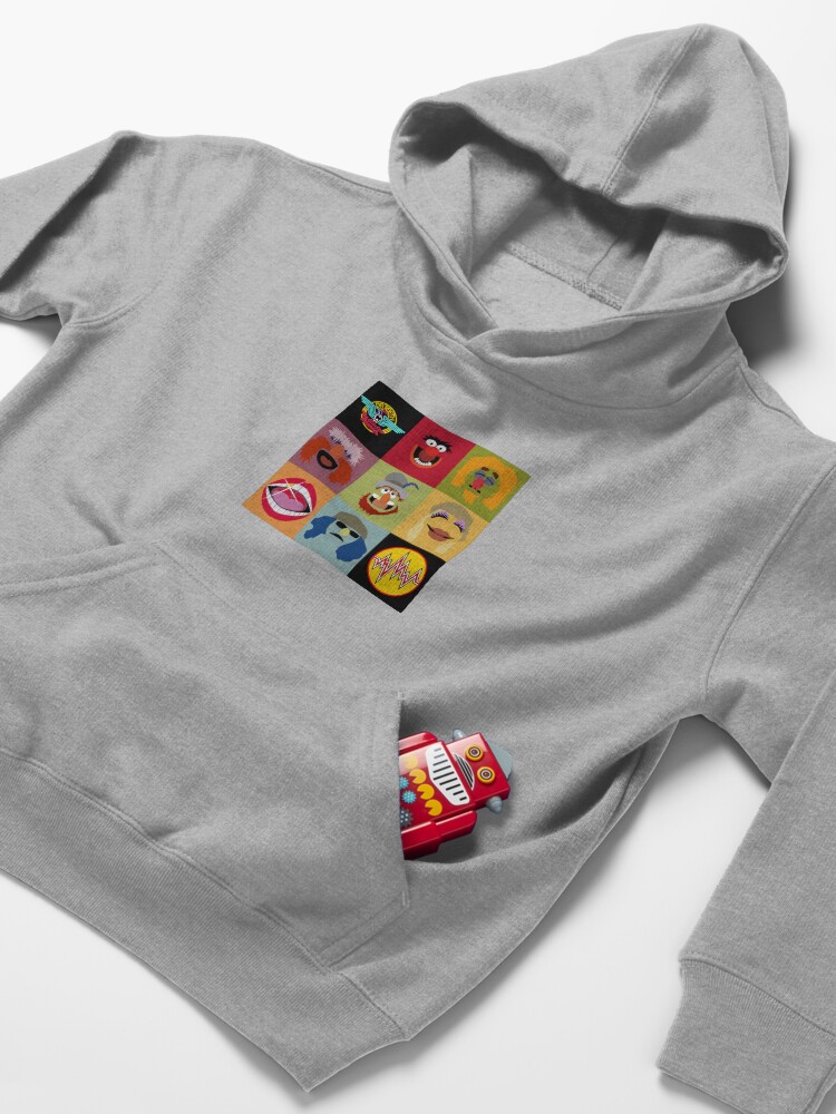 Alternate view of Dr. Teeth and the Electric Mayhem ft Lips Kids Pullover Hoodie