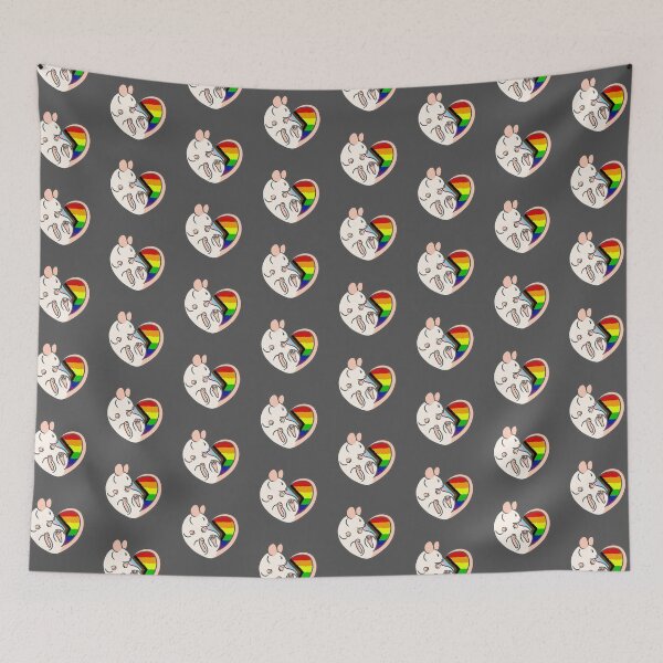 Item preview, Pride Rat Progress Flag designed and sold by Ratfrens.