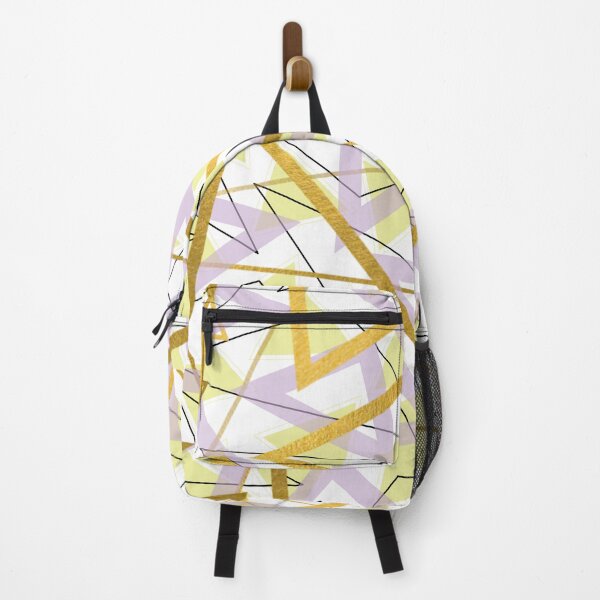 Item preview, Patterned illusion of tricoloured triangles designed and sold by The Pattern Artist.
