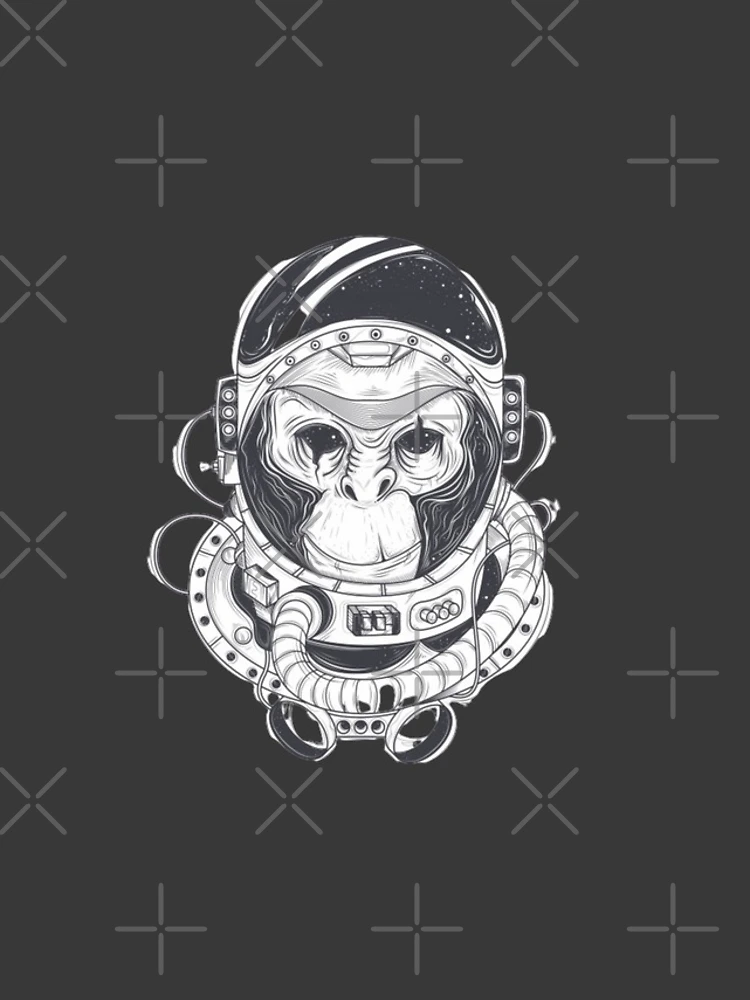 Thumbnail 4 of 4, iPhone Case, space monkey designed and sold by Rakos-Merch.