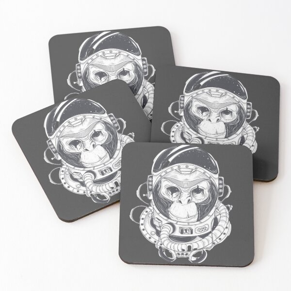 Item preview, space monkey designed and sold by Rakos-Merch.