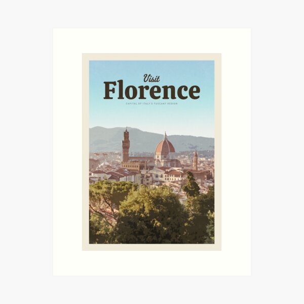 Item preview, Visit Florence designed and sold by Callum Gardiner.