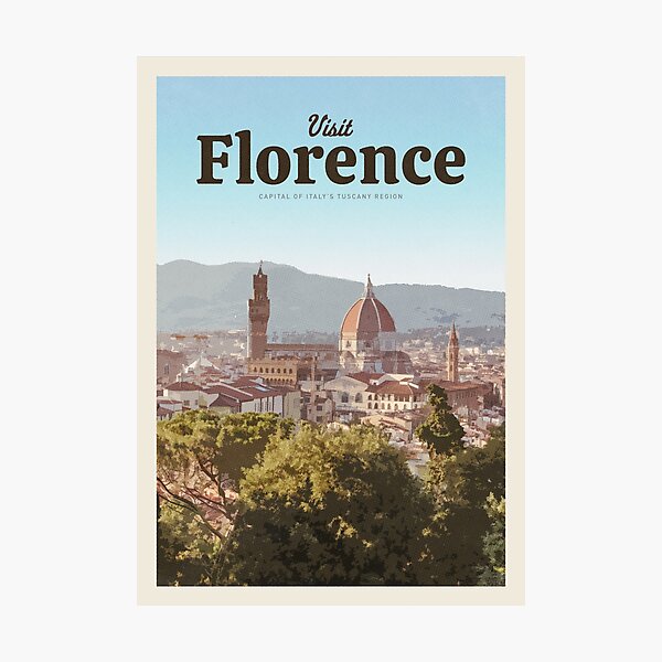 Item preview, Visit Florence designed and sold by Callum Gardiner.