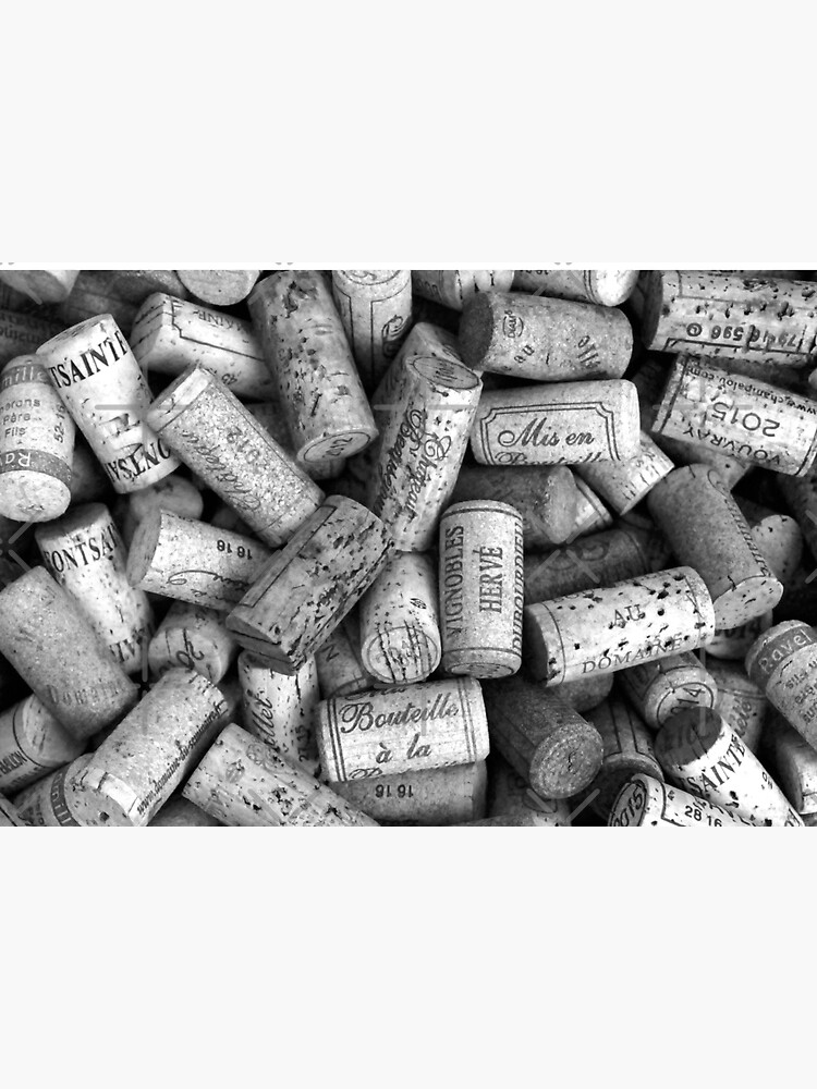 "Vintage Wine Bottle Corks Photograph" Water Bottle for Sale by