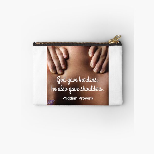 Item preview, God gave burdens; he also gave shoulders. designed and sold by Caregiverology.
