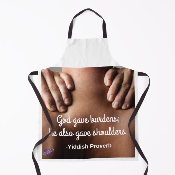 Item preview, God gave burdens; he also gave shoulders. designed and sold by Caregiverology.