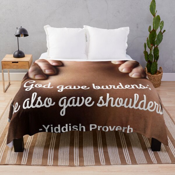 Item preview, God gave burdens; he also gave shoulders. designed and sold by Caregiverology.