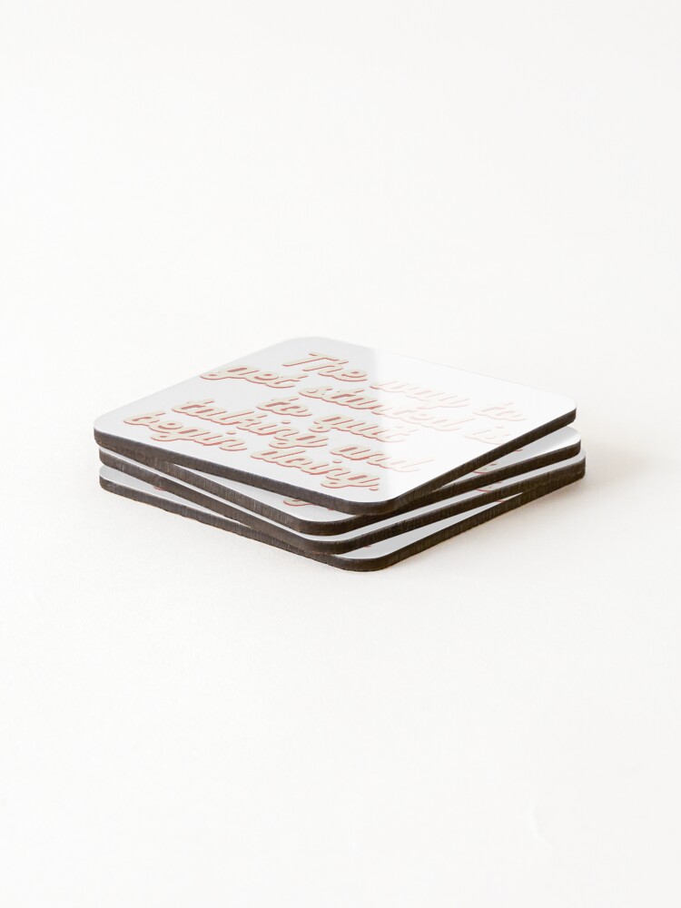 Thumbnail 4 of 5, Coasters (Set of 4), Begin Doing designed and sold by RaeMilli.