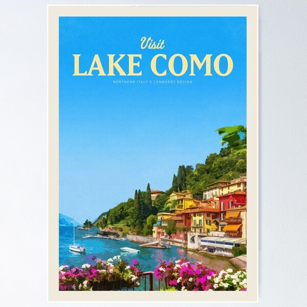 Item preview, Visit Lake Como designed and sold by Callum Gardiner.