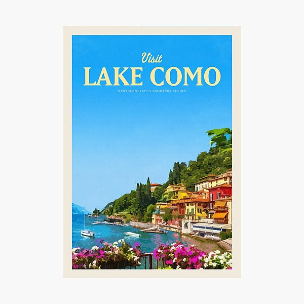 Item preview, Visit Lake Como designed and sold by Callum Gardiner.