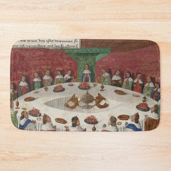 Aperçu de l'œuvre Chevaliers de la Table Ronde 2 Roi Arthur Excalibur Merlin Camelot Quête du Saint Graal créée et vendue par WizardsWorld.