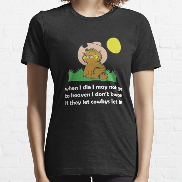 garfield when i die cowboy shirt