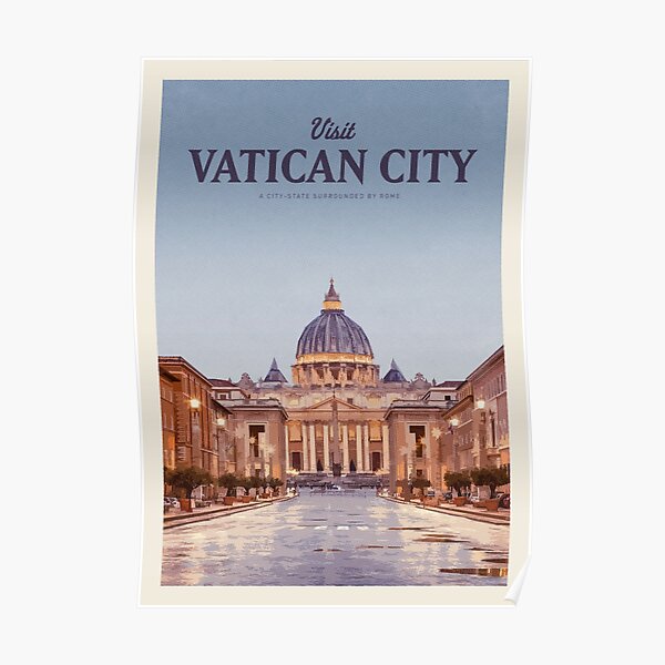 Visit Vatican City Poster