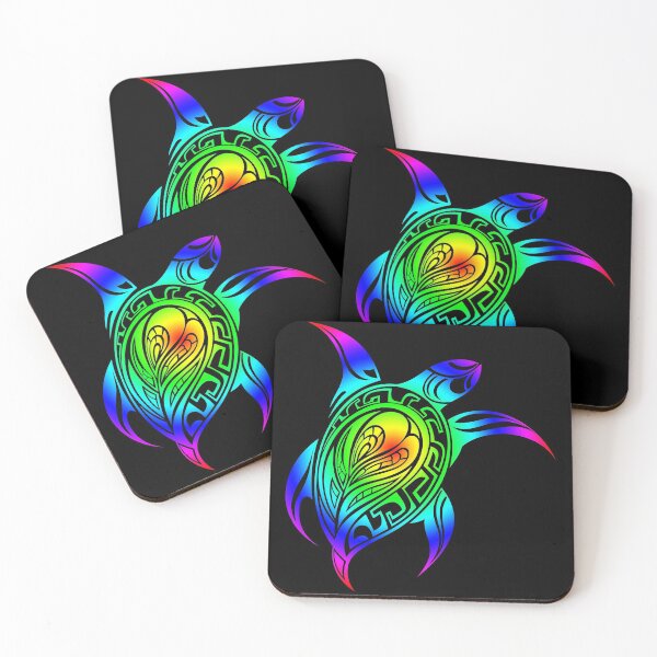 Item preview, Rainbow Turtle Tattoo designed and sold by KellyJanosko-bd.