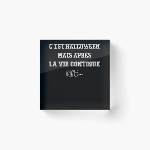 Aperçu de l'œuvre AVERTISEMENT DROLE FUN HALLOWEEN créée et vendue par martinosfr.
