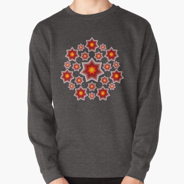 Red shining stars Pullover Sweatshirt