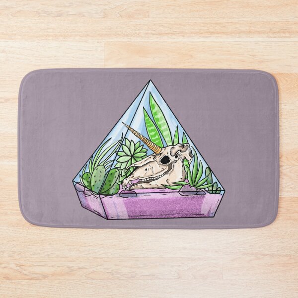 Item preview, The Pastel Goth Crystal Unicorn Skull Succulents Vaporwave Aesthetic designed and sold by Maryna Denysenko.