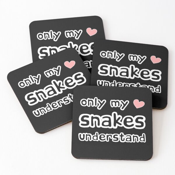 Item preview, Only My Snakes Understand - with love heart designed and sold by LoveLifeRandom.
