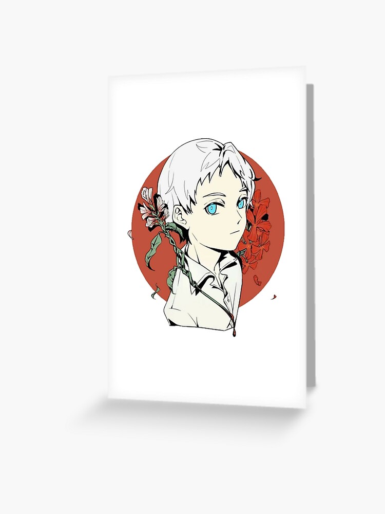 The Promised Neverland Cute Norman Fanart Classic Poster and Stickers |  Greeting Card