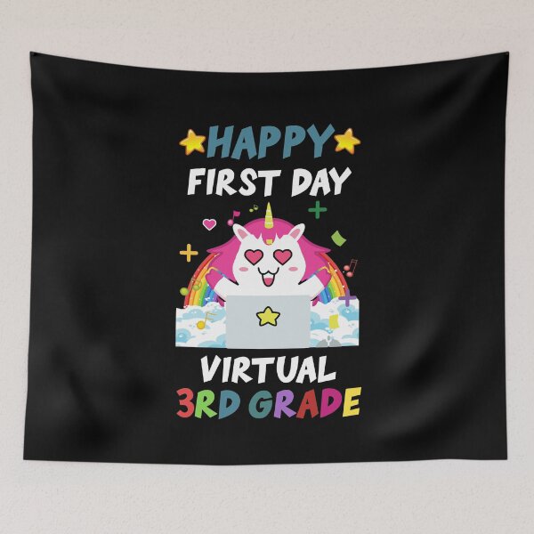 Item preview, Happy First Day Of Virtual 3RD Grade designed and sold by yacine12353.