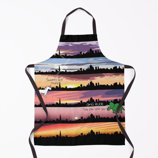Item preview, Sunsets Are Stupid (Unicorn And Triceratops) designed and sold by jezkemp.