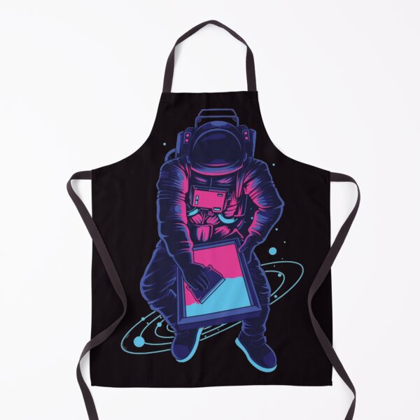 Item preview, astronaut screen printing designed and sold by Rakos-Merch.