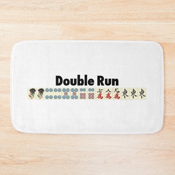 Item preview, Double Run-一盃口- designed and sold by MAHJONG-JUNK.