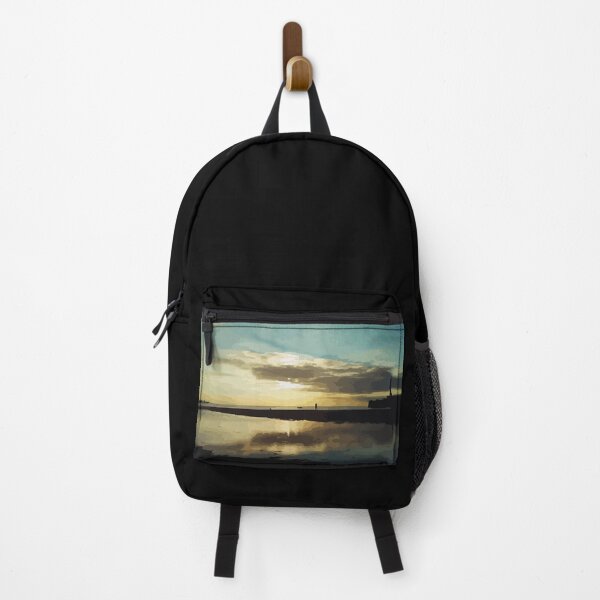 Item preview, Sunset beach reflection Margate UK designed and sold by am-mantilla2156.