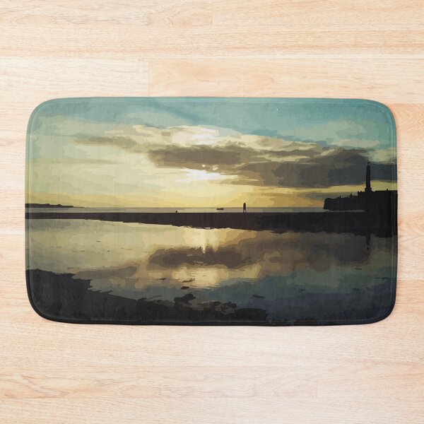 Item preview, Sunset beach reflection Margate UK designed and sold by am-mantilla2156.