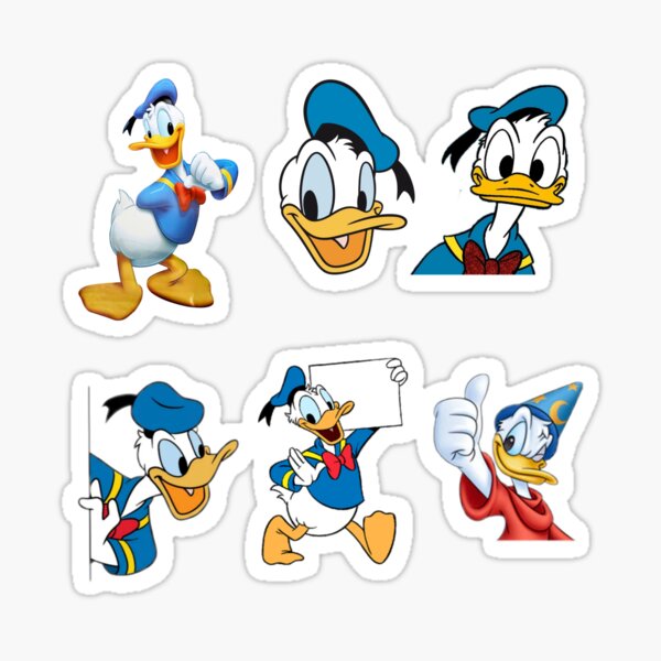 10/30/50pcs Disney Mickey Mouse And Donald Duck Stickers Aesthetic