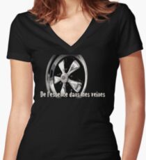 Fuchs DLEDMV Women's Fitted V-Neck T-Shirt