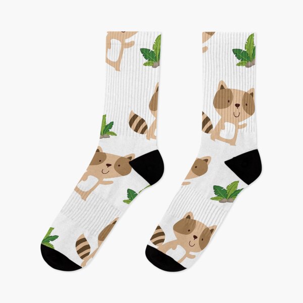 Item preview, Raccoon kids designed and sold by WorldofSocks.