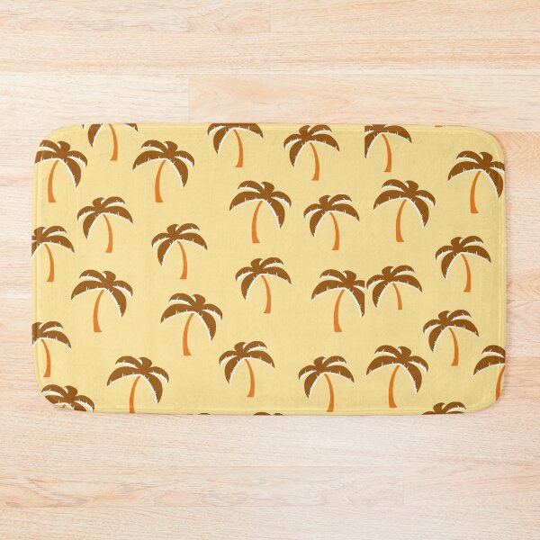 Item preview, Warm yellow summer palm trees pattern gift design designed and sold by Michael Schmidt.