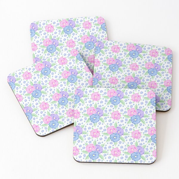 Item preview, Embroidery flowers and leaves composition. Rustic floral pattern design designed and sold by AidanShea.