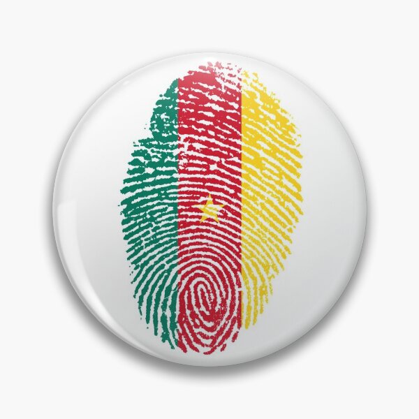 Item preview, Cameroon fingerprint flag designed and sold by P-I-R.