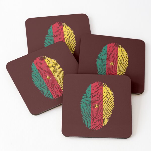 Item preview, Cameroon fingerprint flag designed and sold by P-I-R.