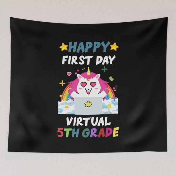 Item preview, Happy First Day Of Virtual 5TH Grade designed and sold by yacine12353.
