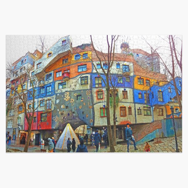 Hundertwasser House Vienna Jigsaw Puzzle