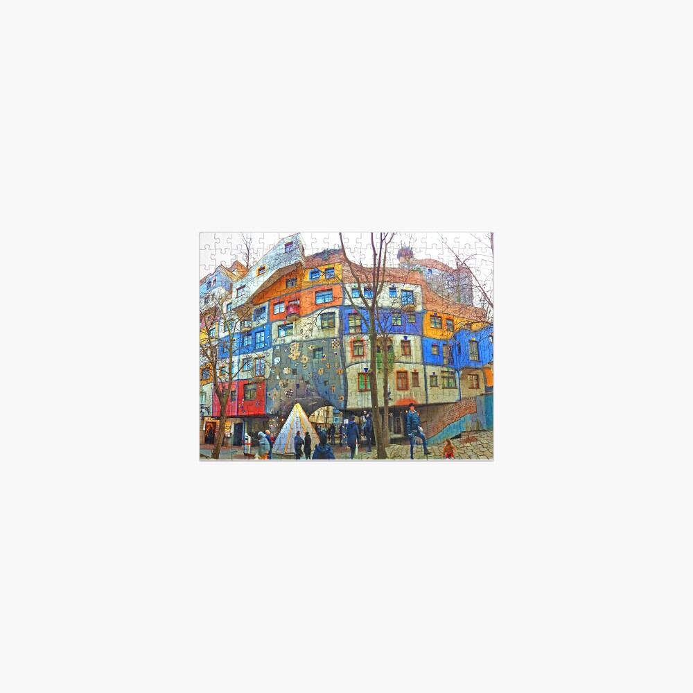 Hundertwasser House Vienna Jigsaw Puzzle
