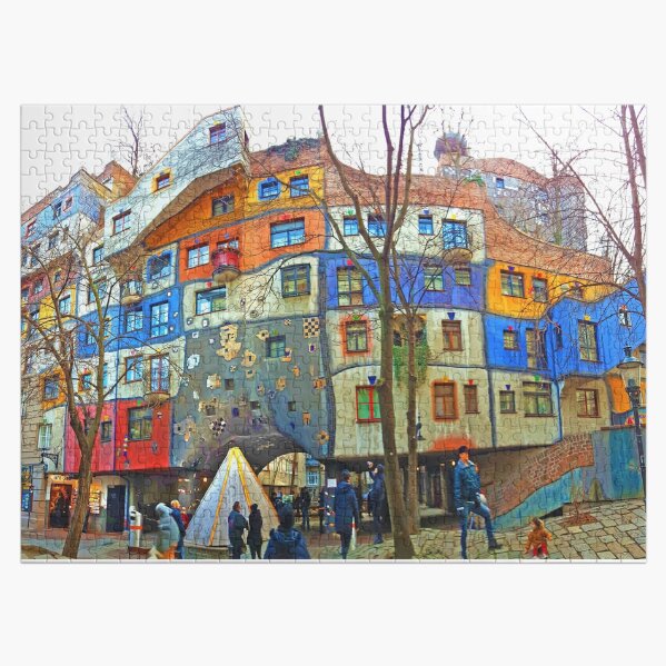 Hundertwasser House Vienna Jigsaw Puzzle