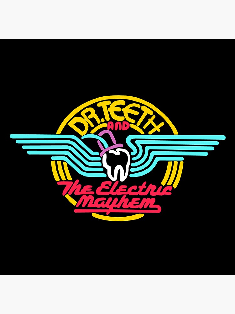 "Electric Mayhem" Sticker for Sale by geekartistry Redbubble