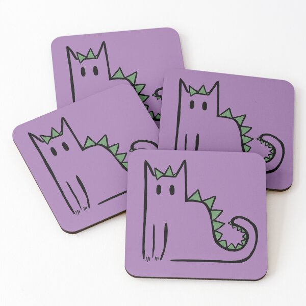 Item preview, Doodle Cat Dino designed and sold by molliebriant.