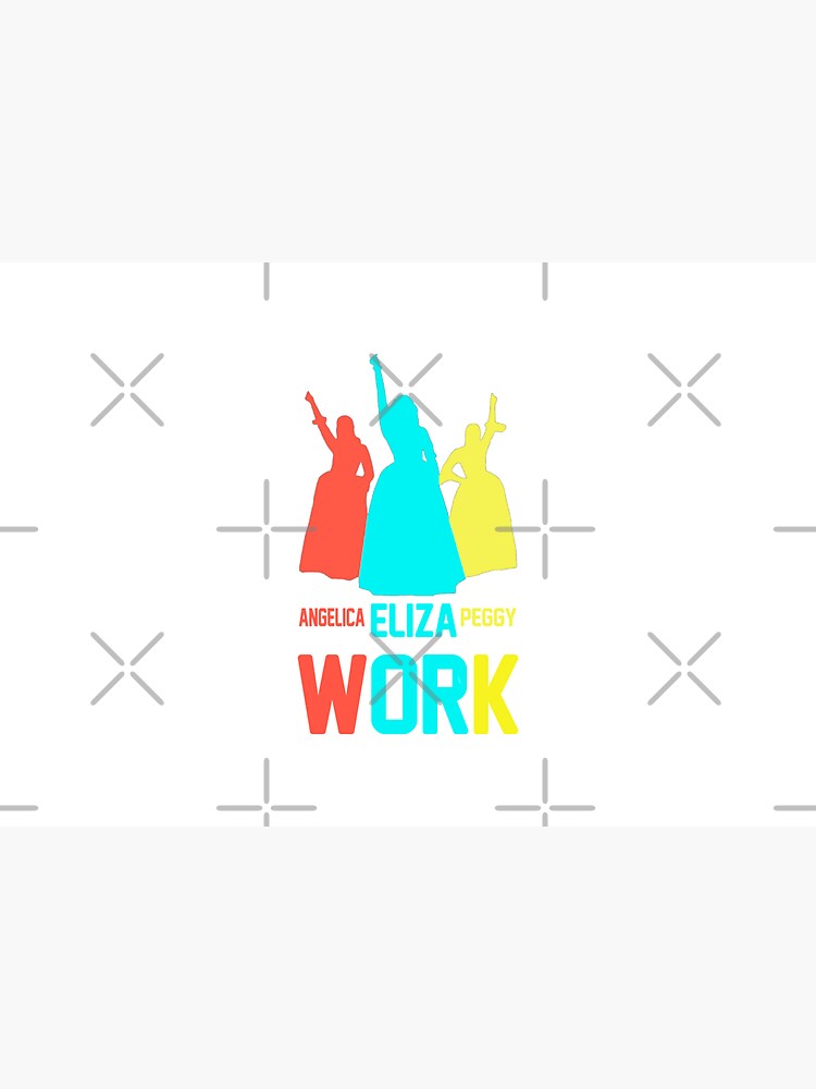 Angelica Eliza And Peggy Work T-Shirts by mmalekhd9