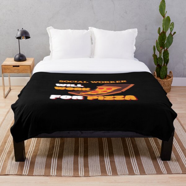 Item preview, Social Worker Will Work for Pizza designed and sold by nZDesign.