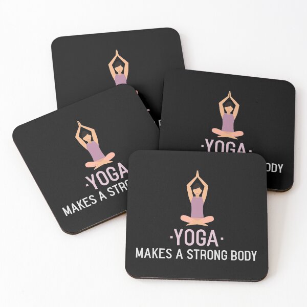 Item preview, Yoga makes a strong body designed and sold by VioletStudio.