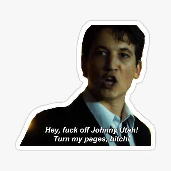 turn my pages b*tch Sticker