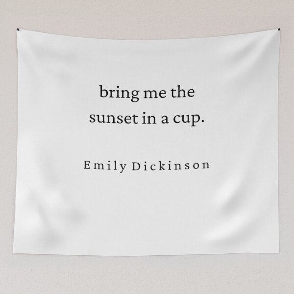 Item preview,  Emily Dickinson Quote Poem -Sunset designed and sold by HighSociety00.