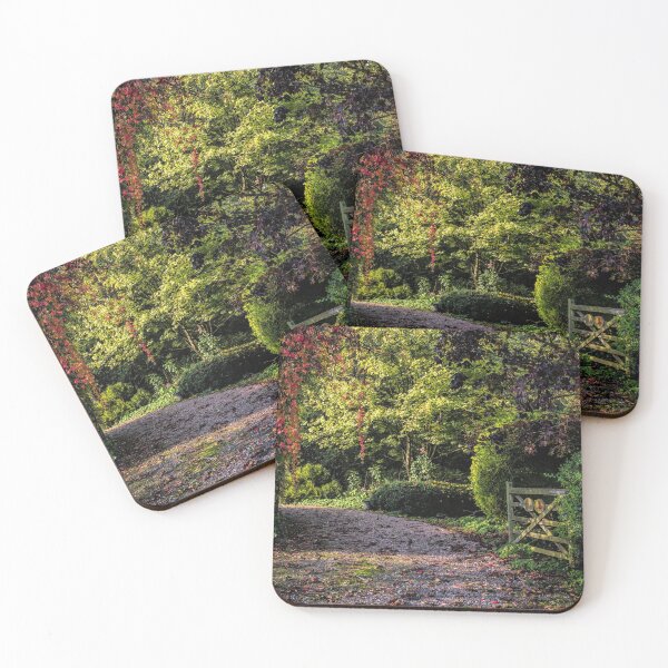 Item preview, Gateway to a Cottage Garden in Autumn designed and sold by Gazart.